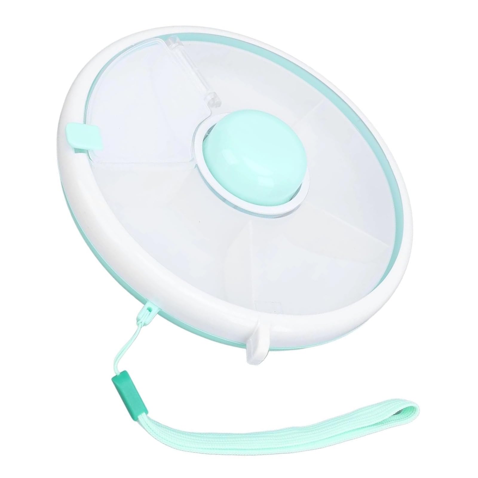Snack Container, Small Snack Spinner Flip Bundle with Hand Strap and Sticker Sheet, BPA/PVC Free | Dishwasher Safe | No Spill