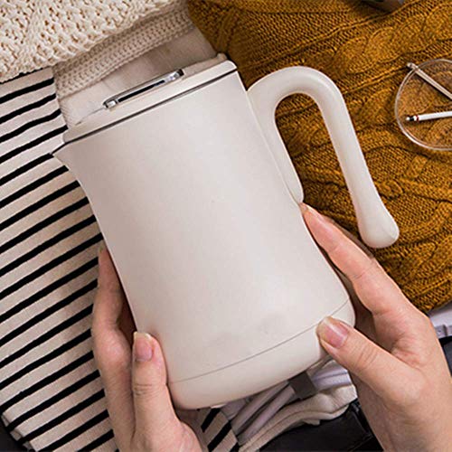 Hervidor eléctrico portátil de acero inoxidable y plástico miniatura 7