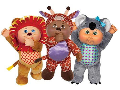 Cabbage Patch Kids Collectible Cuties Zoo Friends 3 Pack
