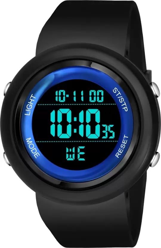 PIRASO New Trending Black Blue Dial and Black Strap Waterproof Digital Watch for Men (B0CKHLMVH5) Amazon Price History, Amazon Price Tracker