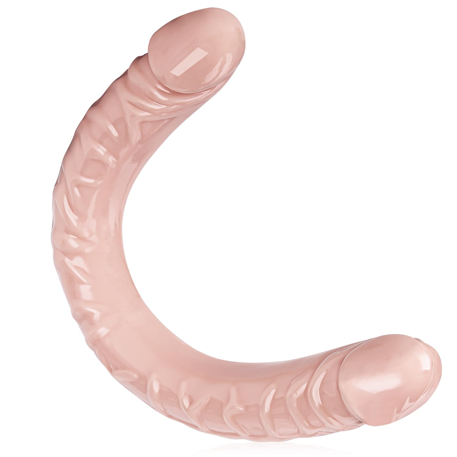 Dildo Nero Realistico Enorme Doppio Per Doppio Lato Lesbico Anale G-Spot Stimolatore Giocattolo Del Sesso Per Le Donne Uomini Coppie Dildo Lunghezza 44 CM Diametro 4 CM