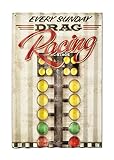 peiyeety Metallschild „Drag Racing, Wellpappe, 20 x 30 cm, Pub-Bar-Poster, Indoor-Café-Bierladen-Männerhöhle-Wand tion
