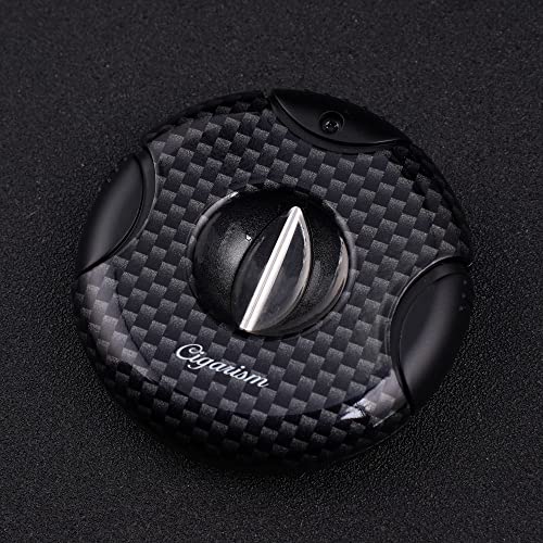 Set de Encendedor y Cortapuros Carbono Negro miniatura 4