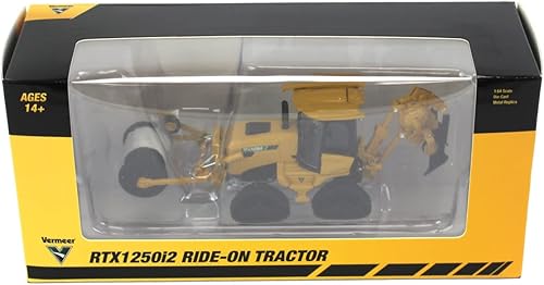 Miniatura 6 de Spec Cast 1/64 Vermeer RTX1250i2 Tractor de paseo con orugas y manguera accesorio VMR-005