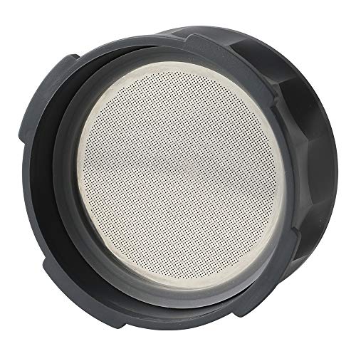 Kaffeefilter für Aeropress Kaffeemaschine, Luftstromventil Design sorgt für keine Tropfdichtung, Premium Edelstahl wiederverwendbar Metall