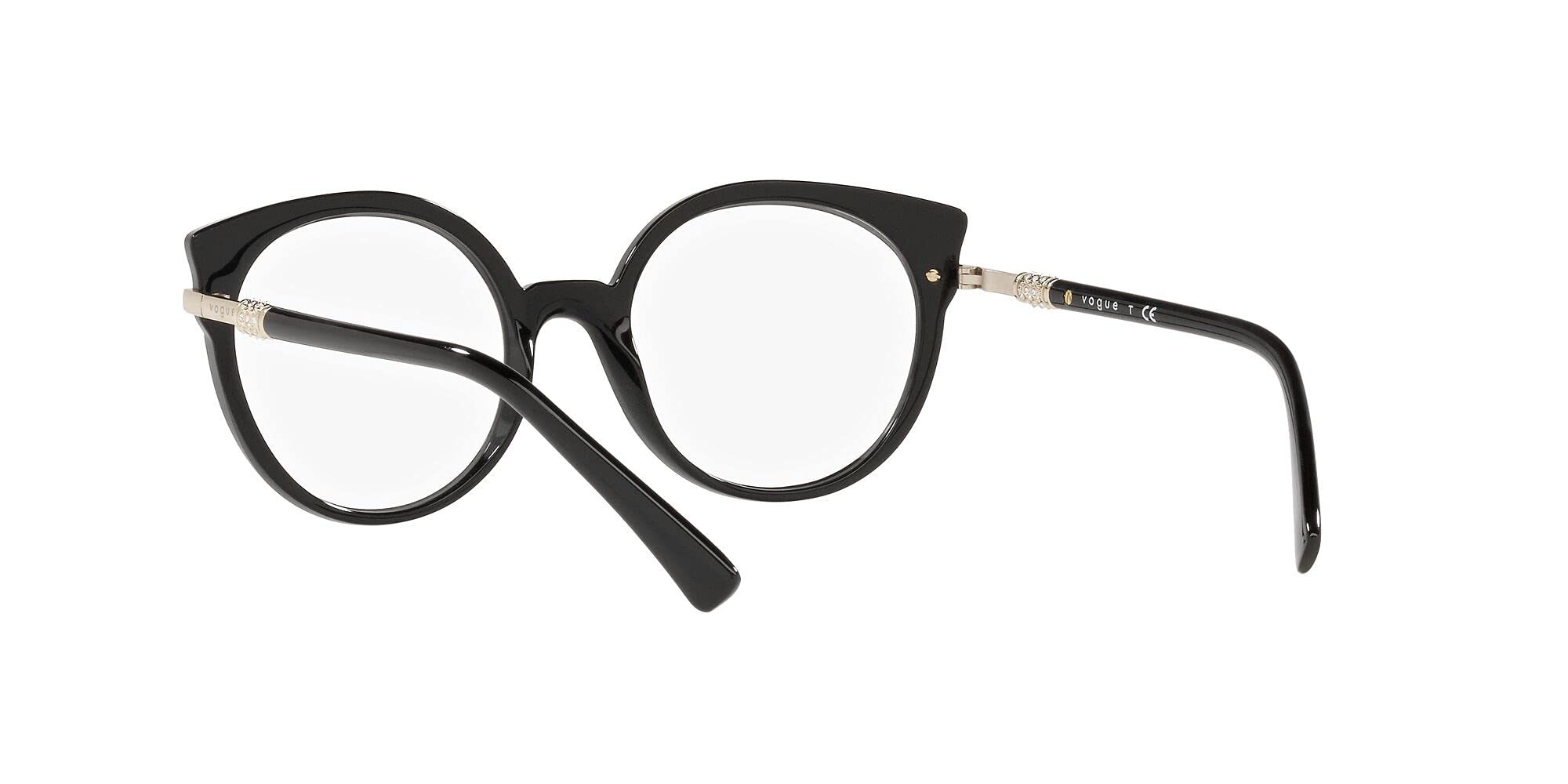 Vogue Eyewear Vo5381b - Cornice di correzione occhio di gatto, da donna, Nero/lenti Demo