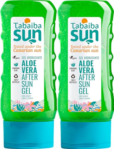 Tabaiba Sun After Sun Gel con Aloe Vera, 2 unidades (2x200ml)