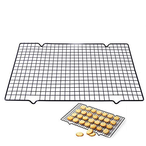 Shivams Bakers King﻿ Nonstick Stainless Steel Cooling Rack Cooling Grid Baking Tray for Biscuit/Cookiee/Bread/Cake Baking Rack/Grill Net (Pack of 1)