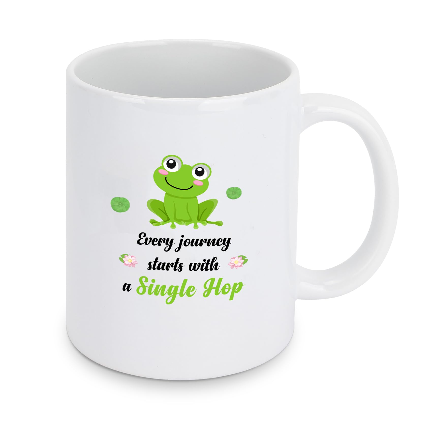 Frog Gifts Ceramic Mug Inspirational Gifts for Women Men Graduation Presents for Son Daughter Teens Brother Sister Friends Positivity Gift for Xmas Birthday Secret Santa Valentines Easter Graduation