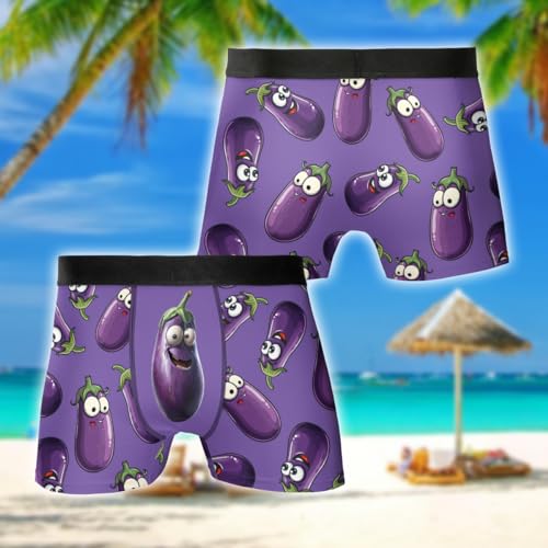 V-DECORPARKS Funny Boxer Briefs for Men - Hilarious Mens Underwear Boxer Briefs Gag Gifts for Men Set 073