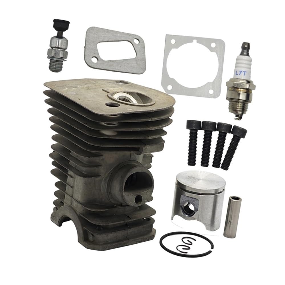 Cylindre 40 mm pour tronçonneuse 345 et 2141 facilitant le démarrage décompression