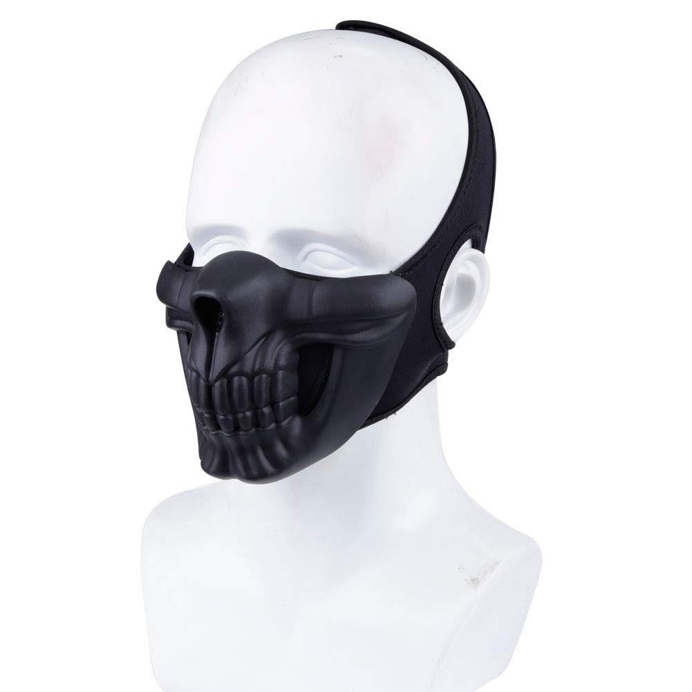 Tactique Airsoft Paintball Masque Camouflage Halloween Party Cosplay Demi Masque