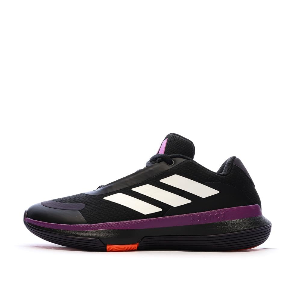 adidas Zapatillas de deporte negras/violetas para hombre
