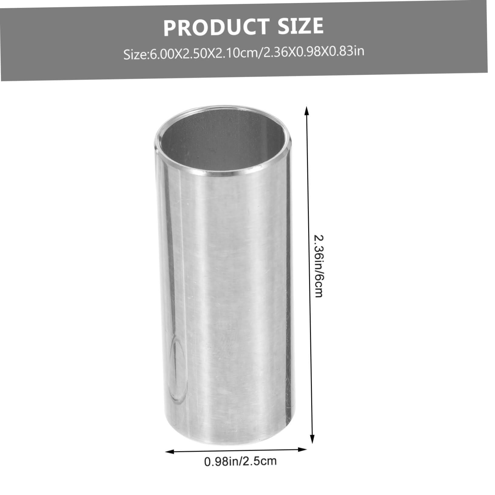 TOPPERFUN Guitar Supply Guitar Slide Portable Musical Instrument Slide Bars Assorted Colors