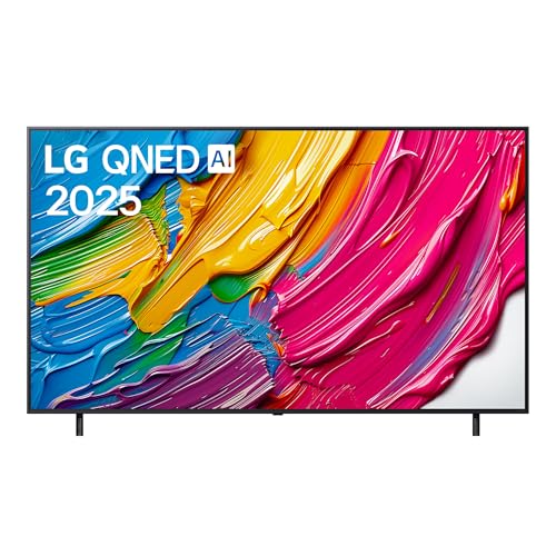 LG QNED AI QNED80 TV 75 pollici, Smart TV 4K, Processore α7 Gen8, Dynamic QNED Color, Design Super Slim, webOS con AI e telecomando puntatore AI, Gaming con VRR 4K@60Hz, 75QNED80A6A 2025