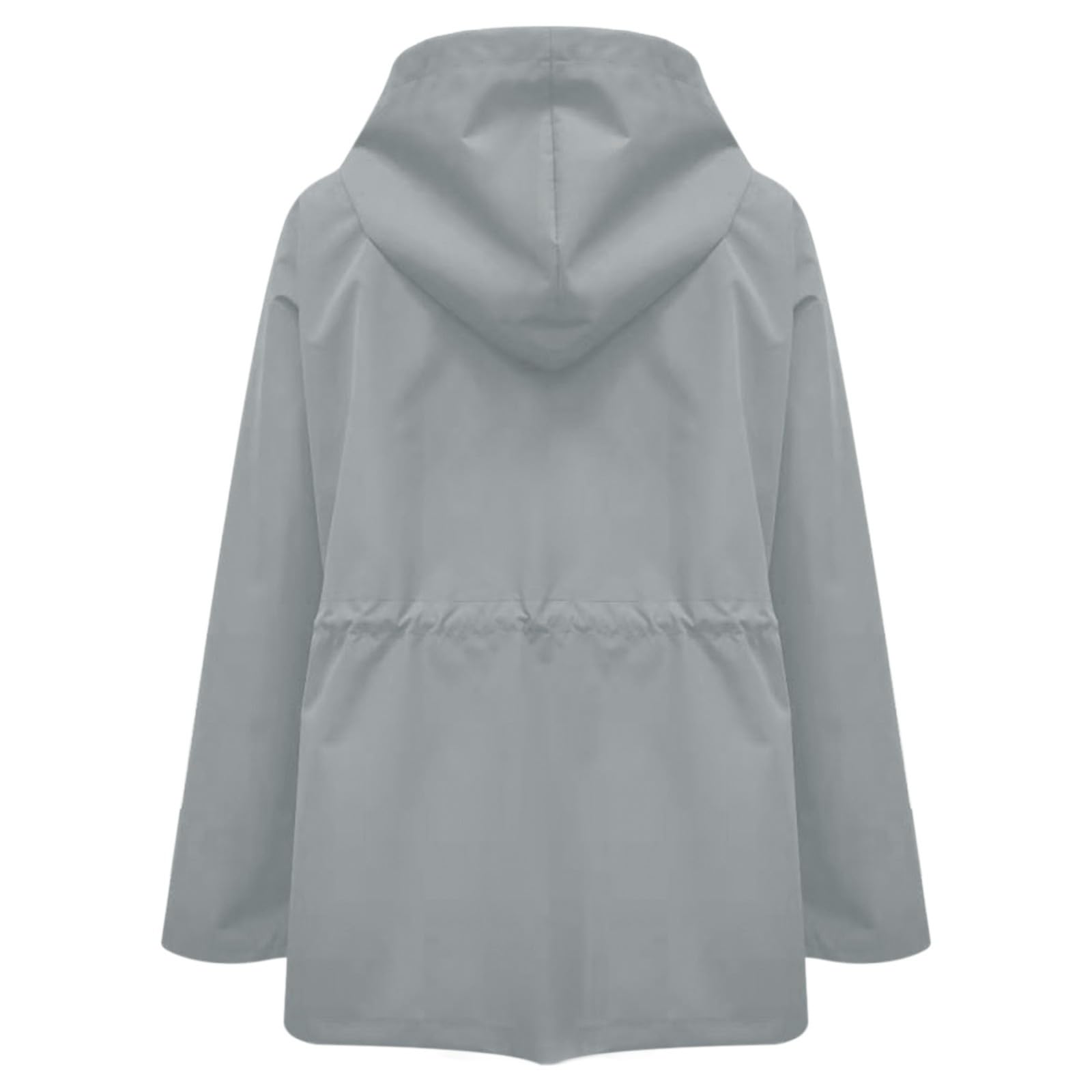 Cortavientos Mujer-Chubasquero Con Capucha Y Cremallera Para Mujer Para OtoñO E Invierno Deportes Al Libre Chaqueta A De Informal Para Ir Al Trabajo Senderismo Abrigo Prendas De Vestir Exteriores