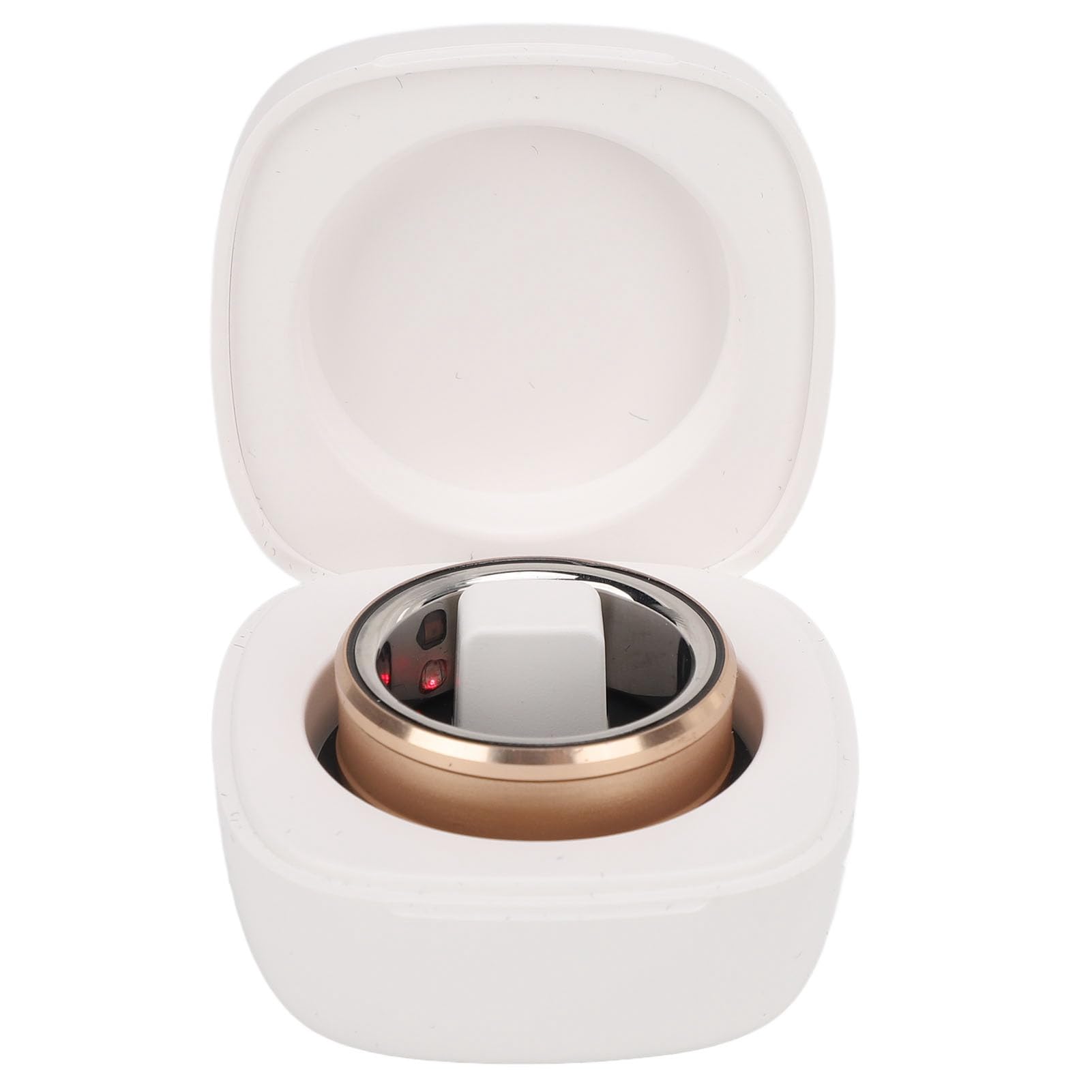 Anillo de Salud Inteligente, Fitness Sleep Monitoring Step Counting IP68 Impermeable Recargable Portátil Fitness Tracker para Hombres y Mujeres