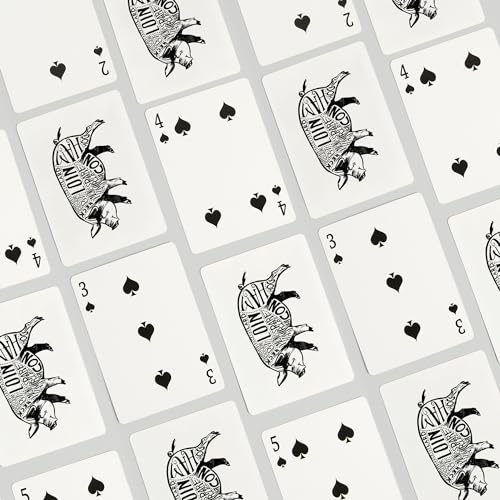 Baraja de poker Pork Butchers Block 52 cartas para adultos miniatura 4