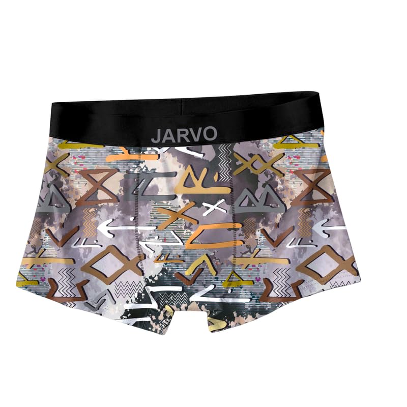 Image of JARVO Men's Nylon Fabric Plain Underwear - Comfortable, Breathable, and Stretchable Briefs-Pack Of-3-JI-0788