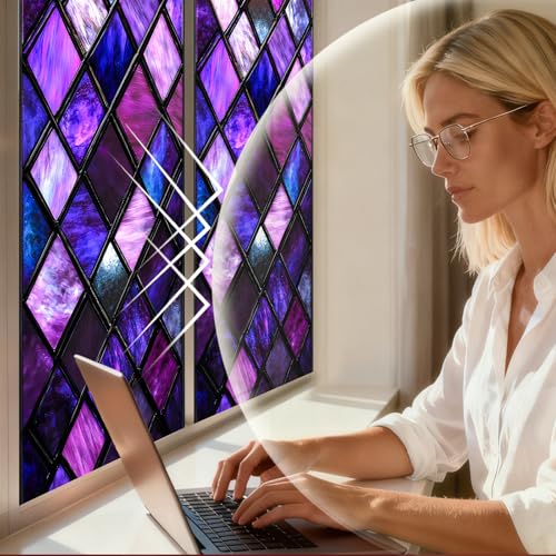 Vinilo decorativo para ventana Nuxovilar Gothic Purple 17.5×39.3 in miniatura 7