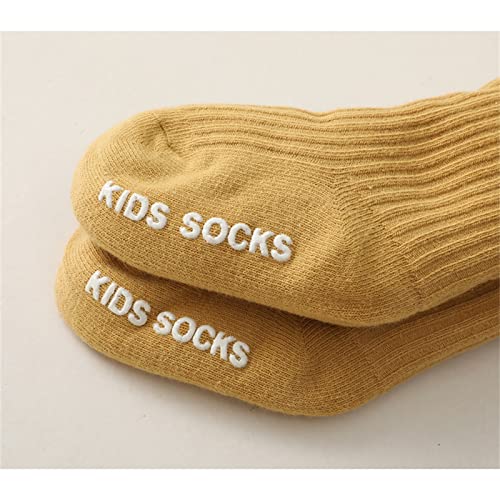 Toddler Fuzzy Socks Baby Boy Girl Ankle Crew Socks With Grips Toddler Kids Unisex Fleece Warm Socks4