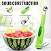 OLESBUR Premium Watermelon Cutter - 3 in 1 Watermelon Cutter Slicer Tool - Foldable Watermelon Slicer - Fruit Cutter for Kitchen Gadgets - Stainless Steel Watermelon Knife - Melon Baller Scoop