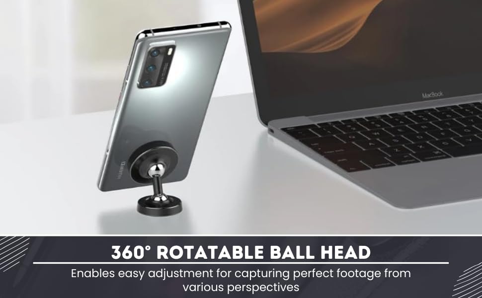 Image of KolorFish Heavy Duty Dual Magnetic Phone Holder for Gym | Magnetic Hold for Metal Surfaces | Mount for Mobile Videos and Pictures | Perfect for Content Creators