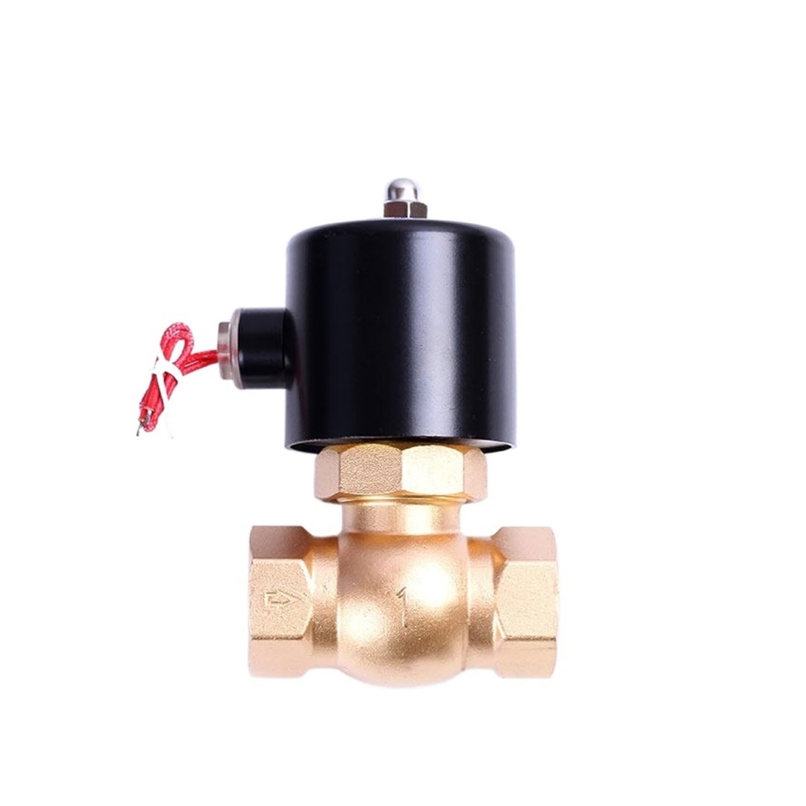 Xncdbvypa Bsp-24Vdc 16Bar Brass Normally Closed Water Steam Solenoid Valve 12V 220V 24Vac 1"High Temperature 180℃(Bsp-24Vdc)