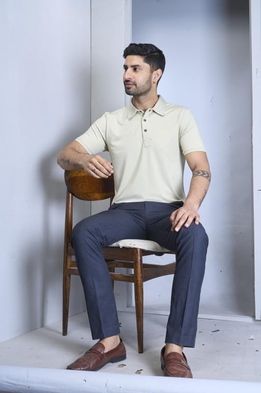 Image of Interwove Bamboo Knitted Polo T-Shirt