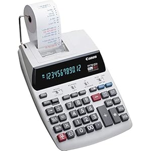 Canon P170DH3 12-Digit Desktop Printing Calculator, White