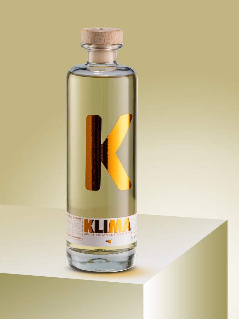Gin KLIMA Con Zenzero Coltivato In Sicilia 70 cl (Gin Artigianale)