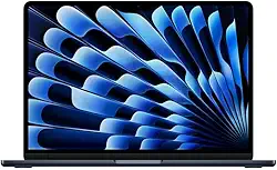 Apple 2025 MacBook Air (de 13 polegadas, Processador M4 da Apple com CPU 10‑core e GPU 10‑core, 16GB Memória unificada, 512 GB) - Meia-noite