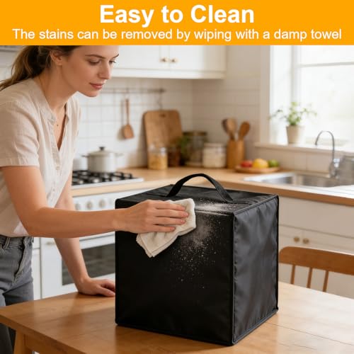 Image of Air Fryer Cover Dust Cover Compatible with Gourmia Air Fryer 7 Qt Large Capacity GAF778 GAF798 GAF716 13.4 inch* 10.6 inch*13.8 inch Heat-Resistant Waterproof Dust-proof Kitchen Appliance Covers