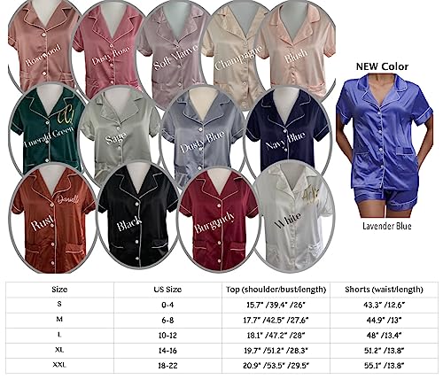 Generic Getting Ready Satin Pajama Set thumb #8