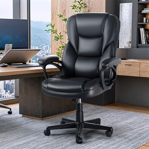 image for JUMMICO Executive Office Chair High Back Managerial Home Desk Chair, A