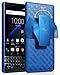 Case with Clip for BlackBerry Key2 LE, Nakedcellphone [Cobalt Blue] Kickstand Cover with [Rotating/Ratchet] Belt Hip Holster Combo for BlackBerry Key2 LE Phone [[ONLY for LE Model]]