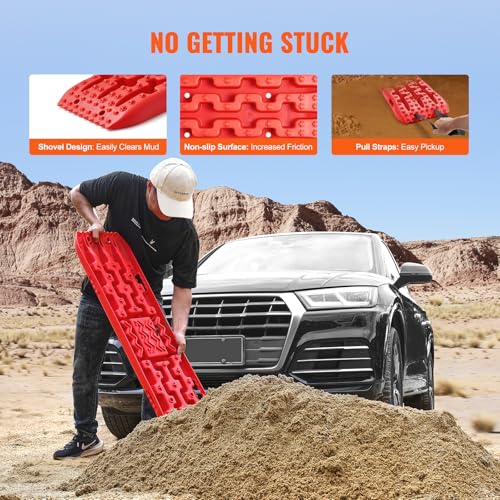 Vevor 10 TON TRACTION BOARDS WITH PP Material, Recovery Boards For Off-Road Vehicles/Cars/Pickups/Suvs/Rvs, Pair Tire Traction Mats thumb #4