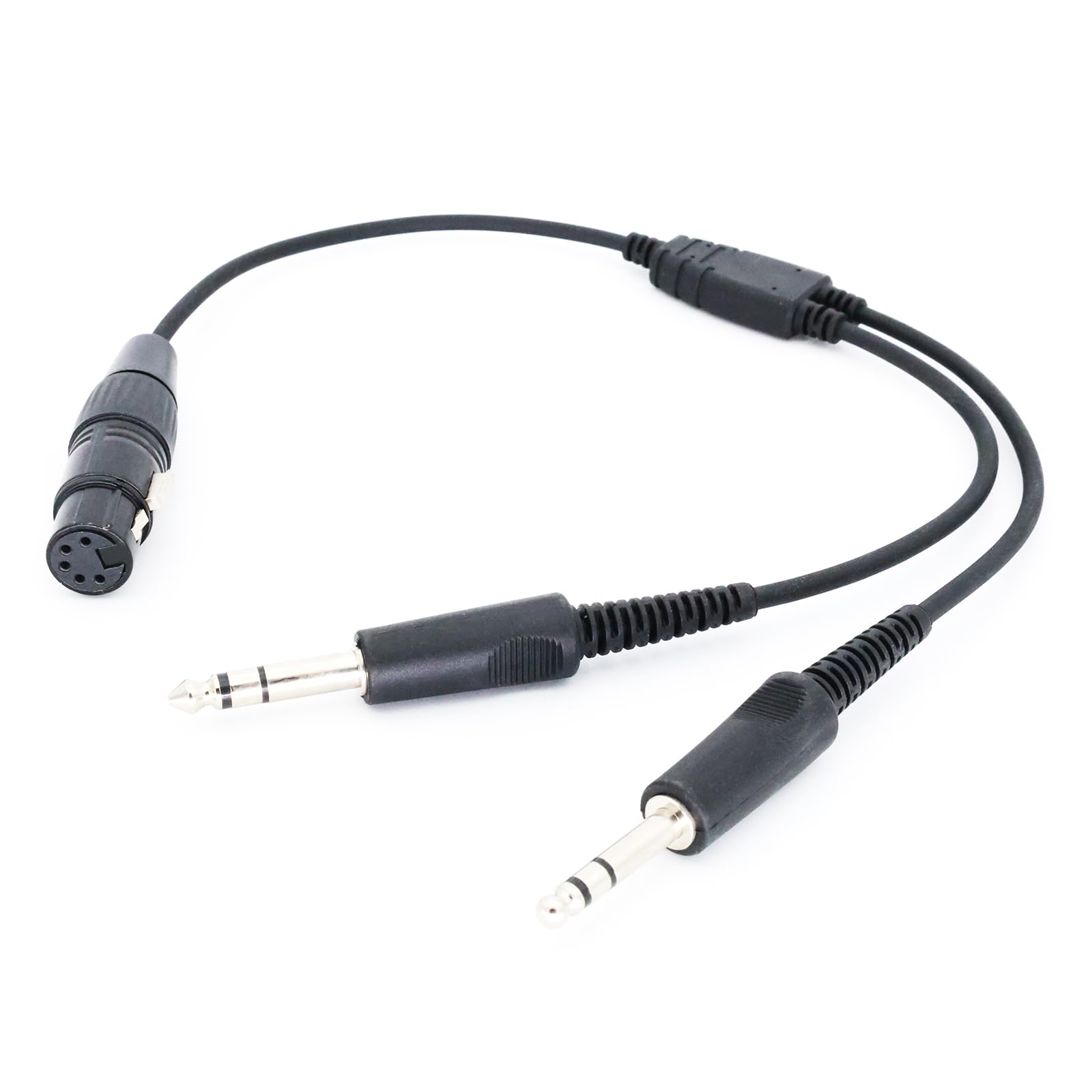 Cavo per cuffie aeronautiche versatili per dispositivi XLR, audio chiaro e stabile con questo adattatore