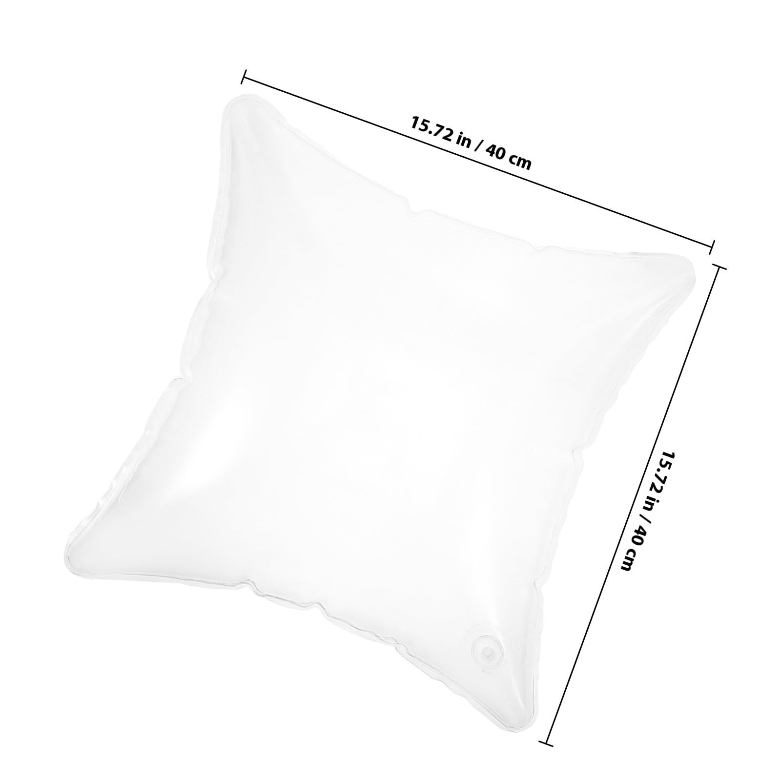 Coussin et Camping PVC en Transparent Gonflable Confortable à Facile Gonfler, Activités en Plein Air