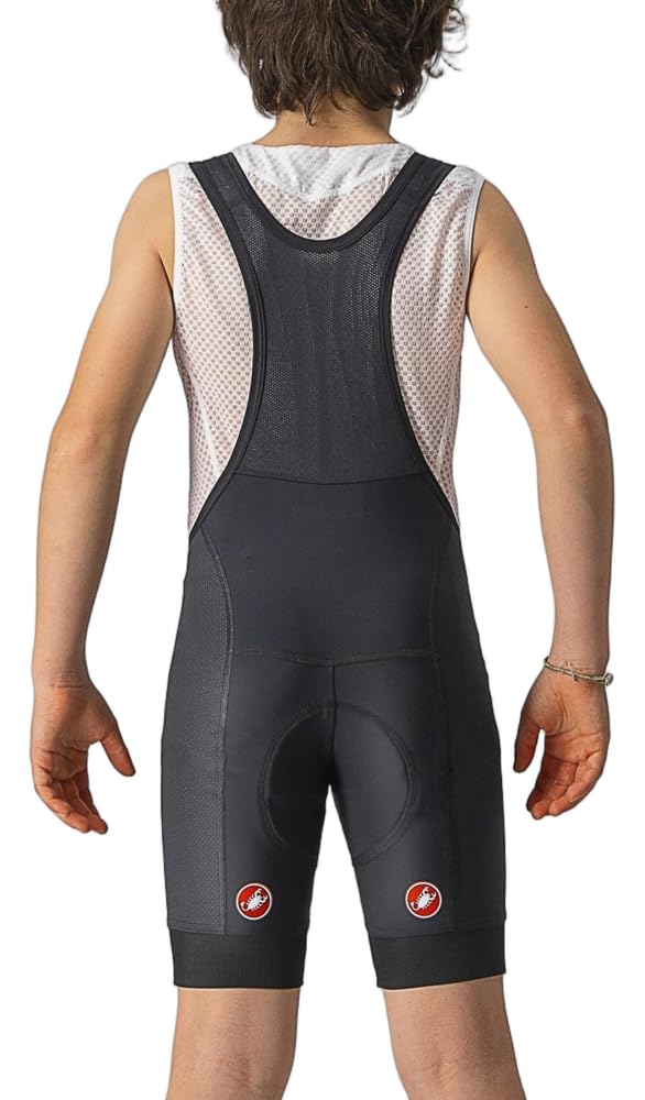 CASTELLI Jr Competizione Bibshort - PANTALÓN Corto DE Ciclismo Niños y Adolescentes