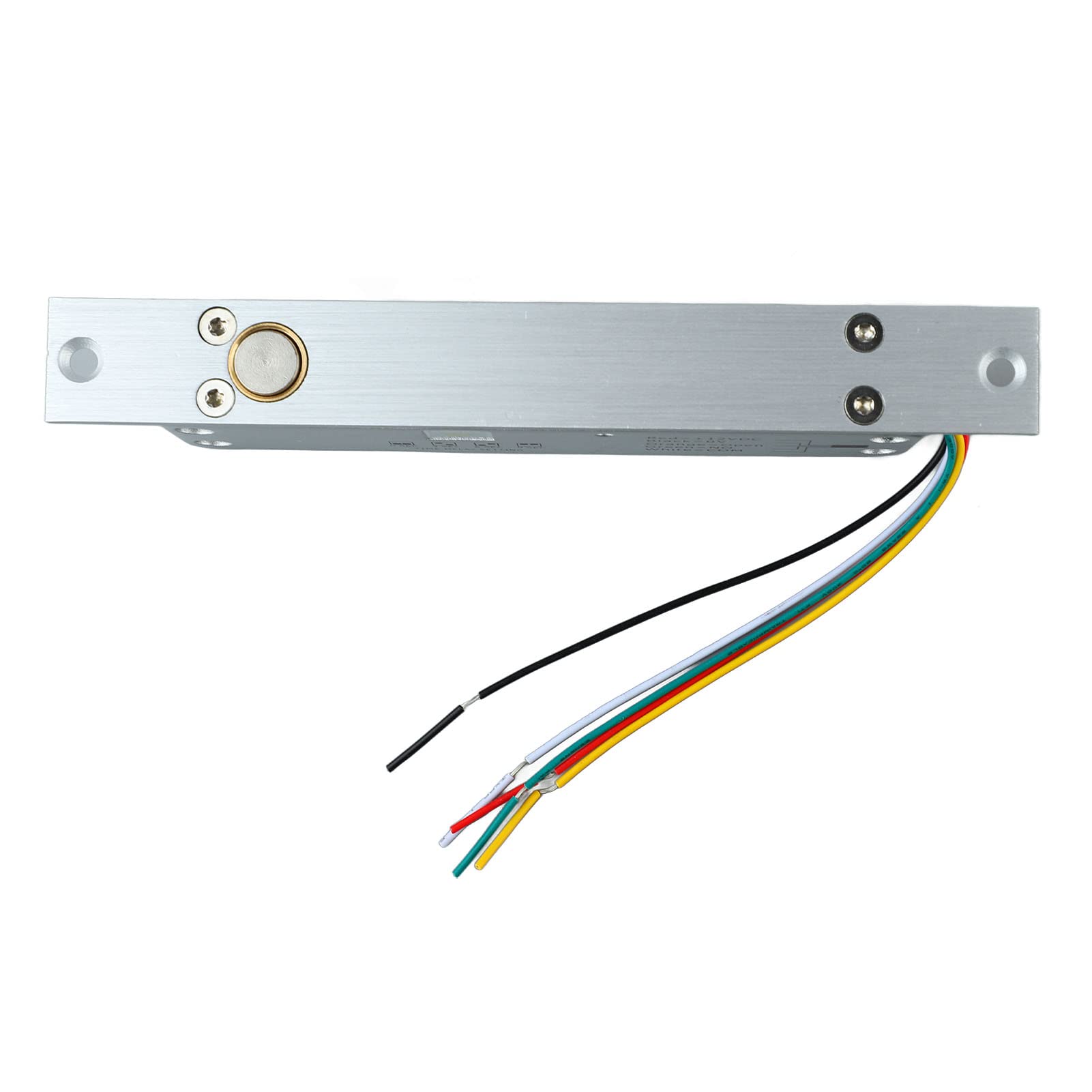 DC12V cerradura eléctrica del perno de la gota, cerradura eléctrica del perno de 5 líneas con el retraso de 4 tiempos, cerradura estrecha eléctrica de la puerta del enchufe (Desbloqueo de apagado)