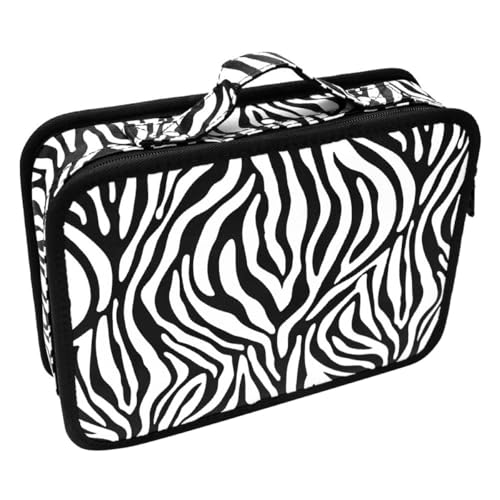 Paquet de coiffeur portable en tissu noir pour clipper et ciseaux de toilettage