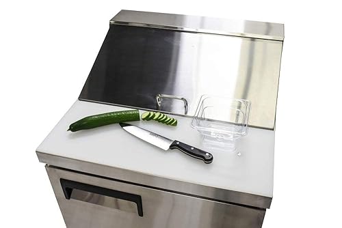 Miniatura 7 de FSE MRSL-1D-2 Mesa de preparación para sándwich, 27.5 pulgadas, color plateado