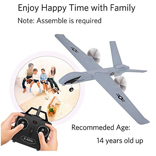 RC Airplanes FPV Wing 660mm Wingspan Glider 2 Channels 2.4Ghz RTF DIY Remote Control Airplane Toy EPP Built-in Gyro by Crazepony - Thumbnail 2