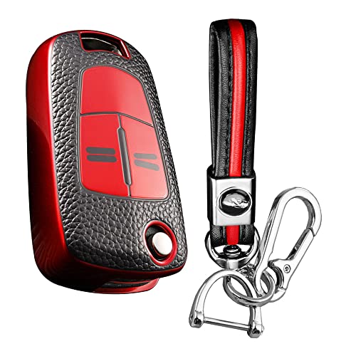Coque de protection clé de voiture Opel rouge en TPU KUNIO