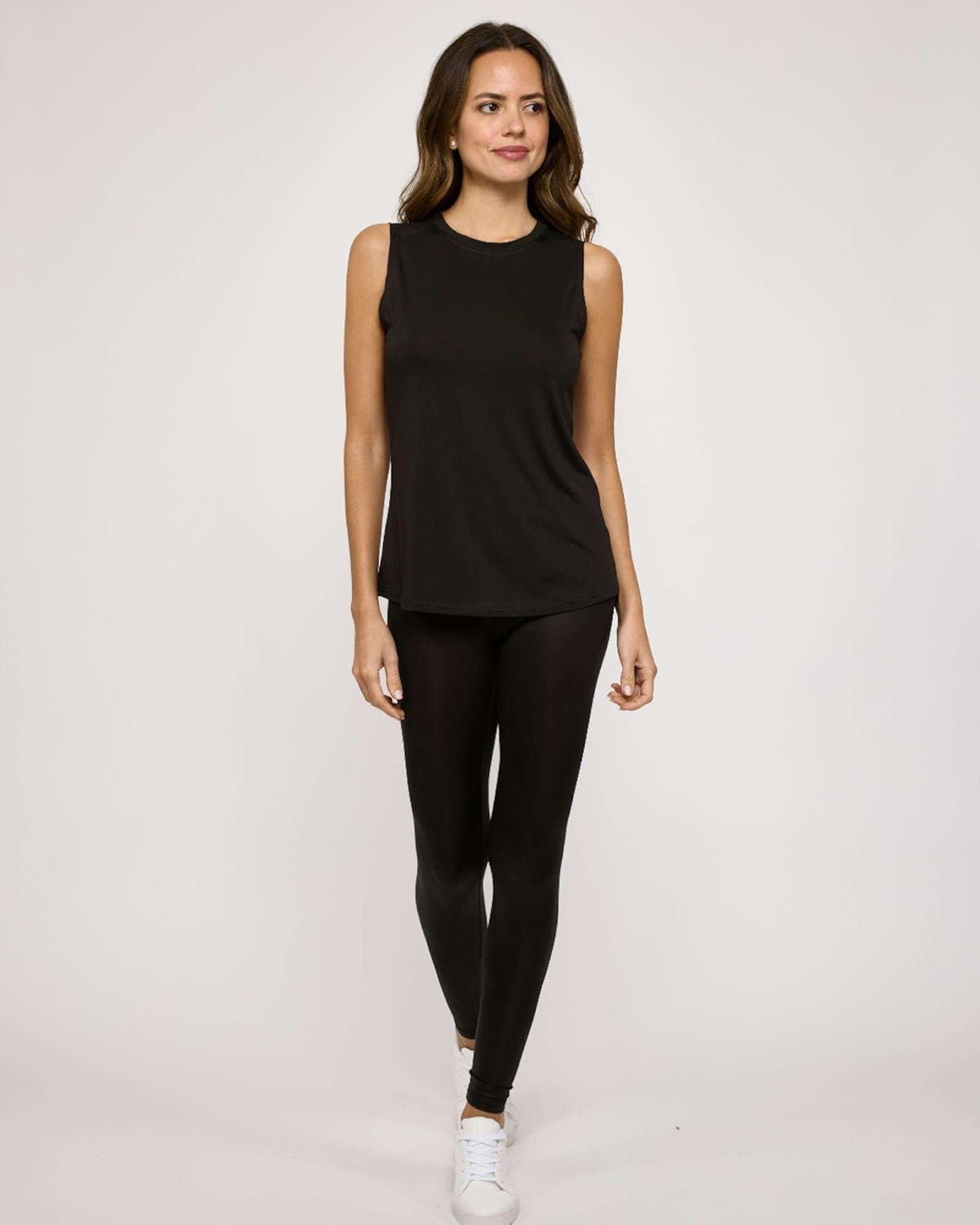 Real Essentials 5 Pack: Women's Dry-Fit Racerback Muscle Tank Tops –Workout Shirts Mesh Insert, Athletic (Available in Plus)