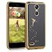 Produktbild kwmobile Hülle kompatibel mit LG K8 (2018) / K9 - Handyhülle - Handy Case Fee Gold Transparent