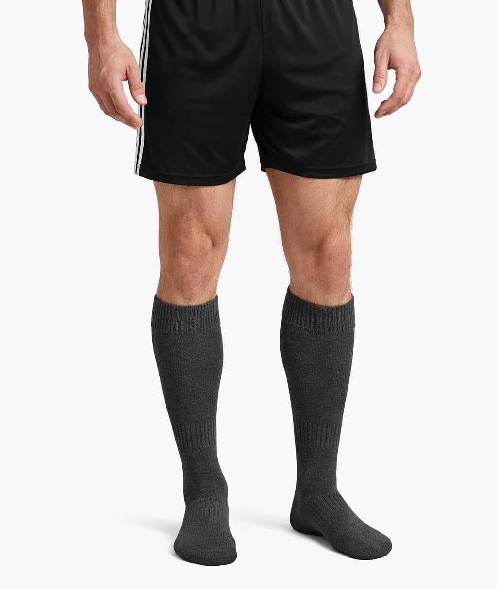 Winterlace Soccer Softball Baseball Socks 3 Pairs Knee High for Men Women Youth Kids Athletic Football
