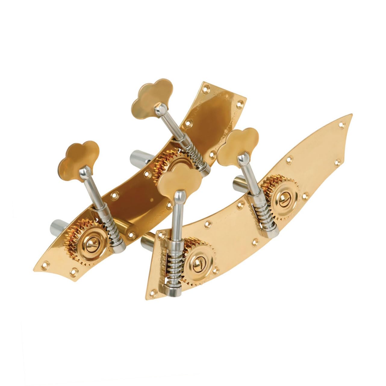 Abaodam 2 pièces Têtes de Violon Basse de Accordeurs Durables Or pour Instruments à Cordes