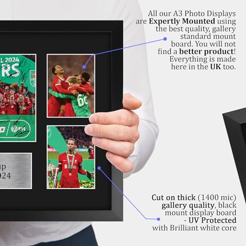 HWC Trading FR A3 Liverpool Caraboa Cup Champions 2024 Printed Memorabilia Signed Autograph Photograph Display for Football Fans and Supporters - Image 4
